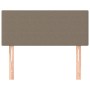 Kopfteil aus taupegrauem Stoff, 90 x 5 x 78/88 cm von vidaXL, Kopf- und Fußteile - Ref: Foro24-345748, Preis: 41,53 €, Rabatt: %