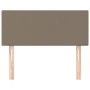 Taupe gray fabric headboard 90x5x78/88 cm by vidaXL, Headboards and footboards - Ref: Foro24-345748, Price: 40,69 €, Discount: %
