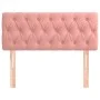 Rosa Samtkopfteil 90x7x78/88 cm von vidaXL, Kopf- und Fußteile - Ref: Foro24-346325, Preis: 54,98 €, Rabatt: %