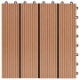 WPC-Verandafliesen 30x30 cm 2 m² Teakfarbe 22 Einheiten von vidaXL, Böden und Teppiche - Ref: Foro24-277801, Preis: 115,39 €,...