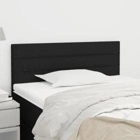 Black fabric headboard 80x5x78/88 cm by vidaXL, Headboards and footboards - Ref: Foro24-346104, Price: 40,21 €, Discount: %
