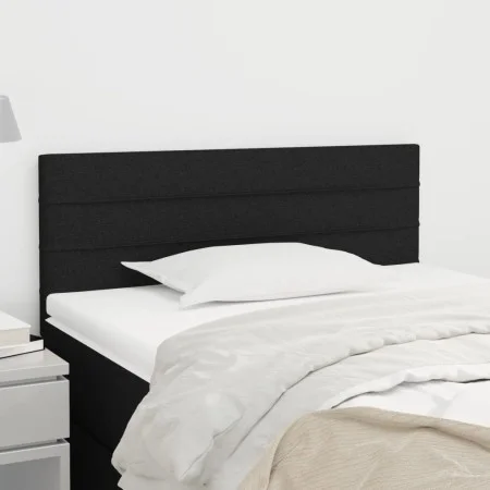 Cabecero de tela negro 80x5x78/88 cm de vidaXL, Cabeceros y pies de cama - Ref: Foro24-346104, Precio: 40,20 €, Descuento: %