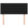 Cabecero de tela negro 80x5x78/88 cm de vidaXL, Cabeceros y pies de cama - Ref: Foro24-346104, Precio: 40,20 €, Descuento: %