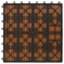 WPC-Verandafliesen 30x30 cm 2 m² Teakfarbe 22 Einheiten von vidaXL, Böden und Teppiche - Ref: Foro24-277801, Preis: 115,39 €,...