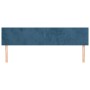 Cabeceros 2 unidades de terciopelo azul oscuro 90x5x78/88 cm de vidaXL, Cabeceros y pies de cama - Ref: Foro24-345842, Precio...
