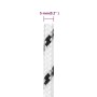 White polyester braided boat rope 5 mmx500 m by vidaXL, Ropes and metal cords - Ref: Foro24-152760, Price: 48,50 €, Discount: %