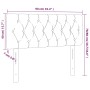 Kopfteil aus dunkelgrauem Samt, 90 x 7 x 78/88 cm von vidaXL, Kopf- und Fußteile - Ref: Foro24-346321, Preis: 57,61 €, Rabatt: %