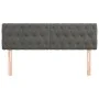 Headboards 2 units of dark gray velvet 80x7x78/88 cm by vidaXL, Headboards and footboards - Ref: Foro24-346363, Price: 80,89 ...