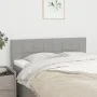 Headboards 2 units light gray fabric 72x5x78/88 cm by vidaXL, Headboards and footboards - Ref: Foro24-346046, Price: 61,38 €,...