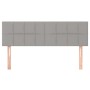Kopfteile 2 Einheiten hellgrauer Stoff 72x5x78/88 cm von vidaXL, Kopf- und Fußteile - Ref: Foro24-346046, Preis: 64,18 €, Rab...