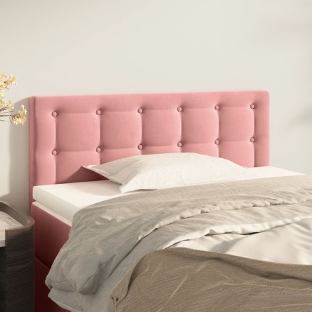 Rosa Samtkopfteil 100x5x78/88 cm von vidaXL, Kopf- und Fußteile - Ref: Foro24-346455, Preis: 49,22 €, Rabatt: %