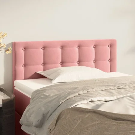 Rosa Samtkopfteil 100x5x78/88 cm von vidaXL, Kopf- und Fußteile - Ref: Foro24-346455, Preis: 48,25 €, Rabatt: %