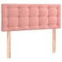 Rosa Samtkopfteil 100x5x78/88 cm von vidaXL, Kopf- und Fußteile - Ref: Foro24-346455, Preis: 48,25 €, Rabatt: %