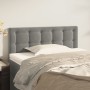 Hellgraues Samtkopfteil 100x5x78/88 cm von vidaXL, Kopf- und Fußteile - Ref: Foro24-346450, Preis: 44,90 €, Rabatt: %