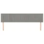Headboards 2 units of light gray velvet 90x5x78/88 cm by vidaXL, Headboards and footboards - Ref: Foro24-346278, Price: 60,66...