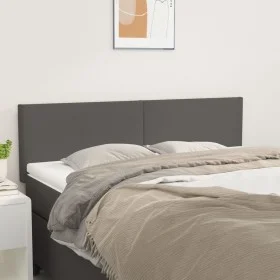 Headboards 2 units gray synthetic leather 72x5x78/88 cm by vidaXL, Headboards and footboards - Ref: Foro24-345796, Price: 50,...