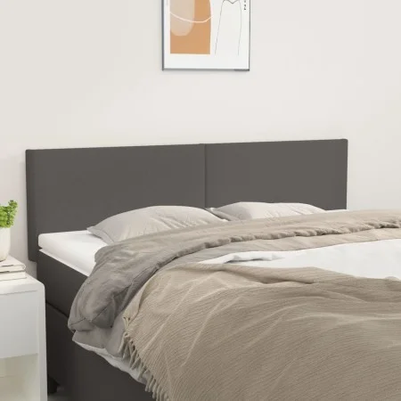 Headboards 2 units gray synthetic leather 72x5x78/88 cm by vidaXL, Headboards and footboards - Ref: Foro24-345796, Price: 50,...