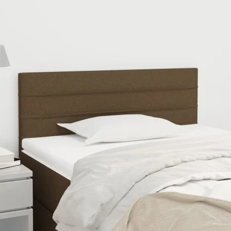 Dark brown fabric headboard 80x5x78/88 cm by vidaXL, Headboards and footboards - Ref: Foro24-346105, Price: 30,00 €, Discount: %