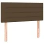 Dark brown fabric headboard 80x5x78/88 cm by vidaXL, Headboards and footboards - Ref: Foro24-346105, Price: 30,00 €, Discount: %