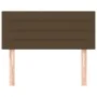 Dark brown fabric headboard 80x5x78/88 cm by vidaXL, Headboards and footboards - Ref: Foro24-346105, Price: 30,00 €, Discount: %
