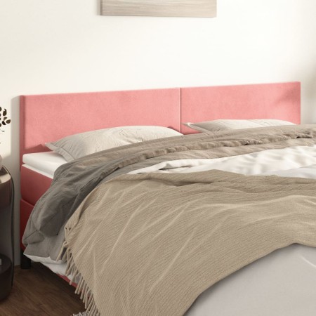 Kopfteile 2 Einheiten aus rosa Samt 90x5x78/88 cm von vidaXL, Kopf- und Fußteile - Ref: Foro24-345843, Preis: 64,17 €, Rabatt: %