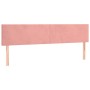 Kopfteile 2 Einheiten aus rosa Samt 90x5x78/88 cm von vidaXL, Kopf- und Fußteile - Ref: Foro24-345843, Preis: 64,17 €, Rabatt: %