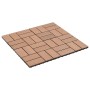 Baldosas de porche WPC 30x30 cm 2 m² marrón 22 unidades by vidaXL, Floors and carpets - Ref: Foro24-277806, Price: 112,40 €, ...