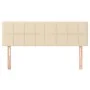 Cabeceros 2 unidades tela color crema 72x5x78/88 cm de vidaXL, Cabeceros y pies de cama - Ref: Foro24-346051, Precio: 50,38 €...