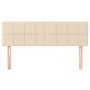 Kopfteile 2 Einheiten aus cremefarbenem Stoff 72x5x78/88 cm von vidaXL, Kopf- und Fußteile - Ref: Foro24-346051, Preis: 52,02...