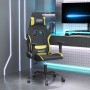 Massage-Gaming-Stuhl aus schwarzem und hellgrünem Stoff von vidaXL, Gaming-Stühle - Ref: Foro24-345475, Preis: 105,79 €, Raba...