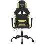 Massage-Gaming-Stuhl aus schwarzem und hellgrünem Stoff von vidaXL, Gaming-Stühle - Ref: Foro24-345475, Preis: 105,79 €, Raba...