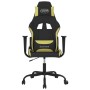 Massage-Gaming-Stuhl aus schwarzem und hellgrünem Stoff von vidaXL, Gaming-Stühle - Ref: Foro24-345475, Preis: 105,79 €, Raba...