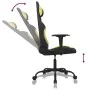Massage-Gaming-Stuhl aus schwarzem und hellgrünem Stoff von vidaXL, Gaming-Stühle - Ref: Foro24-345475, Preis: 105,79 €, Raba...