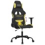Massage-Gaming-Stuhl aus schwarzem und hellgrünem Stoff von vidaXL, Gaming-Stühle - Ref: Foro24-345475, Preis: 105,79 €, Raba...