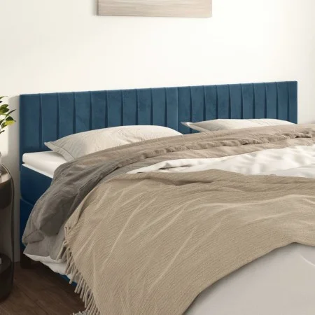 Kopfteile 2 Einheiten aus dunkelblauem Samt 100x5x78/88 cm von vidaXL, Kopf- und Fußteile - Ref: Foro24-346296, Preis: 60,42 ...
