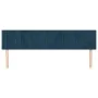 Cabeceros 2 unidades de terciopelo azul oscuro 100x5x78/88 cm de vidaXL, Cabeceros y pies de cama - Ref: Foro24-346296, Preci...