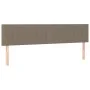 Headboards 2 units of taupe gray fabric 90x5x78/88 cm by vidaXL, Headboards and footboards - Ref: Foro24-346274, Price: 62,10...
