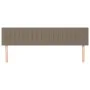 Headboards 2 units of taupe gray fabric 90x5x78/88 cm by vidaXL, Headboards and footboards - Ref: Foro24-346274, Price: 62,10...