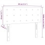 Dark brown fabric headboard 80x5x78/88 cm by vidaXL, Headboards and footboards - Ref: Foro24-346399, Price: 36,22 €, Discount: %