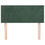 Kopfteil aus dunkelgrünem Samt, 80 x 5 x 78/88 cm von vidaXL, Kopf- und Fußteile - Ref: Foro24-345741, Preis: 36,32 €, Rabatt: %