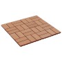 WPC-Verandafliesen 30x30 cm 2 m² Teakfarbe 22 Einheiten von vidaXL, Böden und Teppiche - Ref: Foro24-277809, Preis: 106,89 €,...