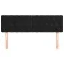 Headboards 2 units of black velvet 80x7x78/88 cm by vidaXL, Headboards and footboards - Ref: Foro24-346364, Price: 84,36 €, D...