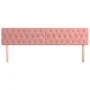 Cabeceros 2 unidades de terciopelo rosa 90x7x78/88 cm de vidaXL, Cabeceros y pies de cama - Ref: Foro24-346381, Precio: 70,23...