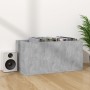 Schallplattenbox aus grauem Sperrholz, 71 x 34 x 36 cm von vidaXL, CD- und DVD-Speicher - Ref: Foro24-800121, Preis: 33,75 €,...