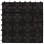 Baldosas de porche WPC 30x30 cm 2 m² marrón oscuro 22 unidades by vidaXL, Floors and carpets - Ref: Foro24-277810, Price: 107...