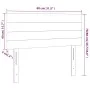 Cabecero de terciopelo gris oscuro 80x5x78/88 cm de vidaXL, Cabeceros y pies de cama - Ref: Foro24-346111, Precio: 31,53 €, D...