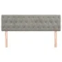 Headboards 2 units of light gray velvet 80x7x78/88 cm by vidaXL, Headboards and footboards - Ref: Foro24-346362, Price: 70,98...