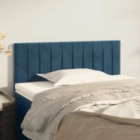 Cabecero de terciopelo azul oscuro 80x5x78/88 cm de vidaXL, Cabeceros y pies de cama - Ref: Foro24-346212, Precio: 30,77 €, D...