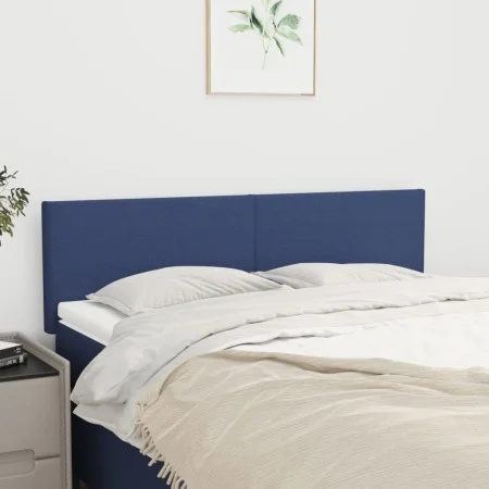 Kopfteile 2 Einheiten aus blauem Stoff 72x5x78/88 cm von vidaXL, Kopf- und Fußteile - Ref: Foro24-345790, Preis: 58,47 €, Rab...