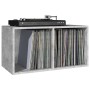 Schallplattenbox aus grauem Sperrholz, 71 x 34 x 36 cm von vidaXL, CD- und DVD-Speicher - Ref: Foro24-800121, Preis: 33,75 €,...